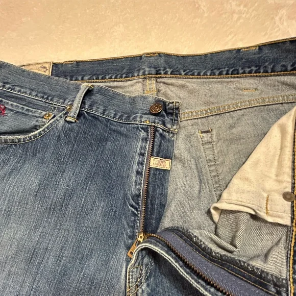 Polo by Ralph Lauren Hampton Men's Straight Fit Blue Jeans 38X32 - Picture 6 of 16